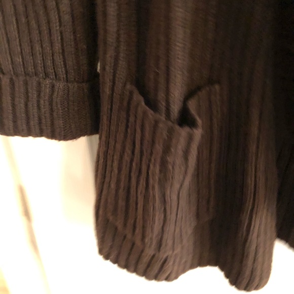 Michael Michael Kors brown ribbed cardigan size L - Picture 2 of 5